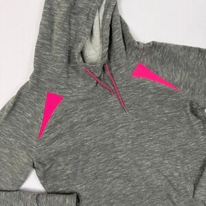 Under Armour Storm ColdGear Hoodie Gray Pink Space Dye Semi-Fitted Womens Medium